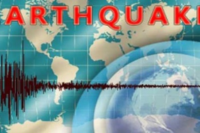 Điện Biên động đất 3,7 độ richter